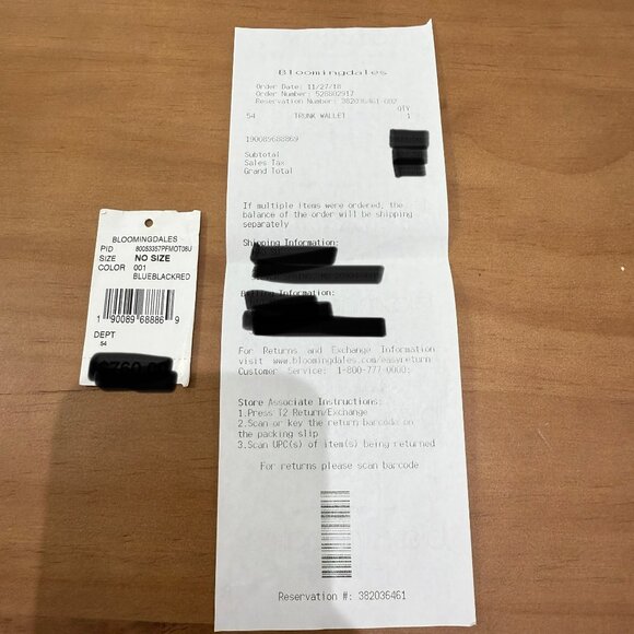 Marni Trunk Wallet with Crossbody Chain Blue/Red/Black - Picture 12 of 12